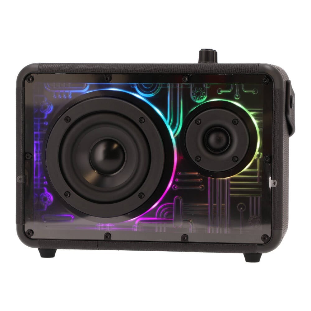 ลำโพง TECHPRO Wireless Speaker RGB Lynx01 Black