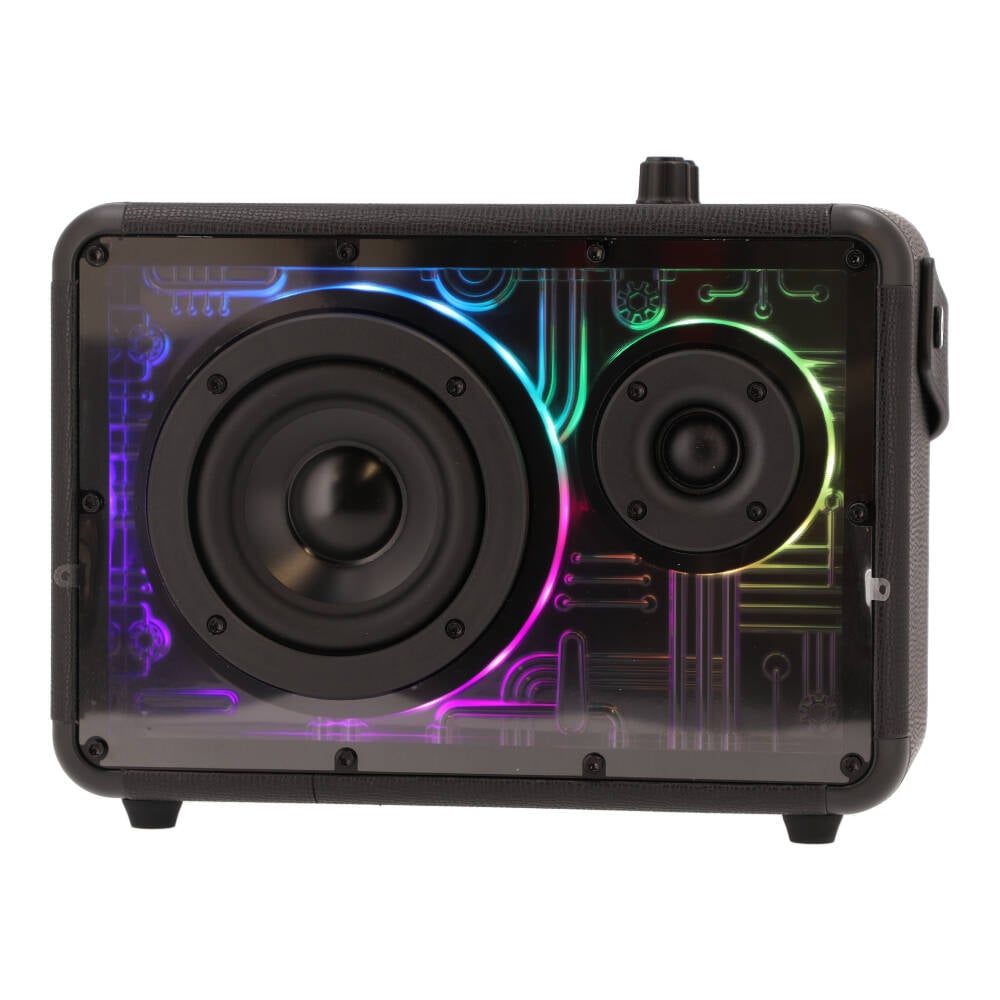 ลำโพง TECHPRO Wireless Speaker RGB Lynx01 Black