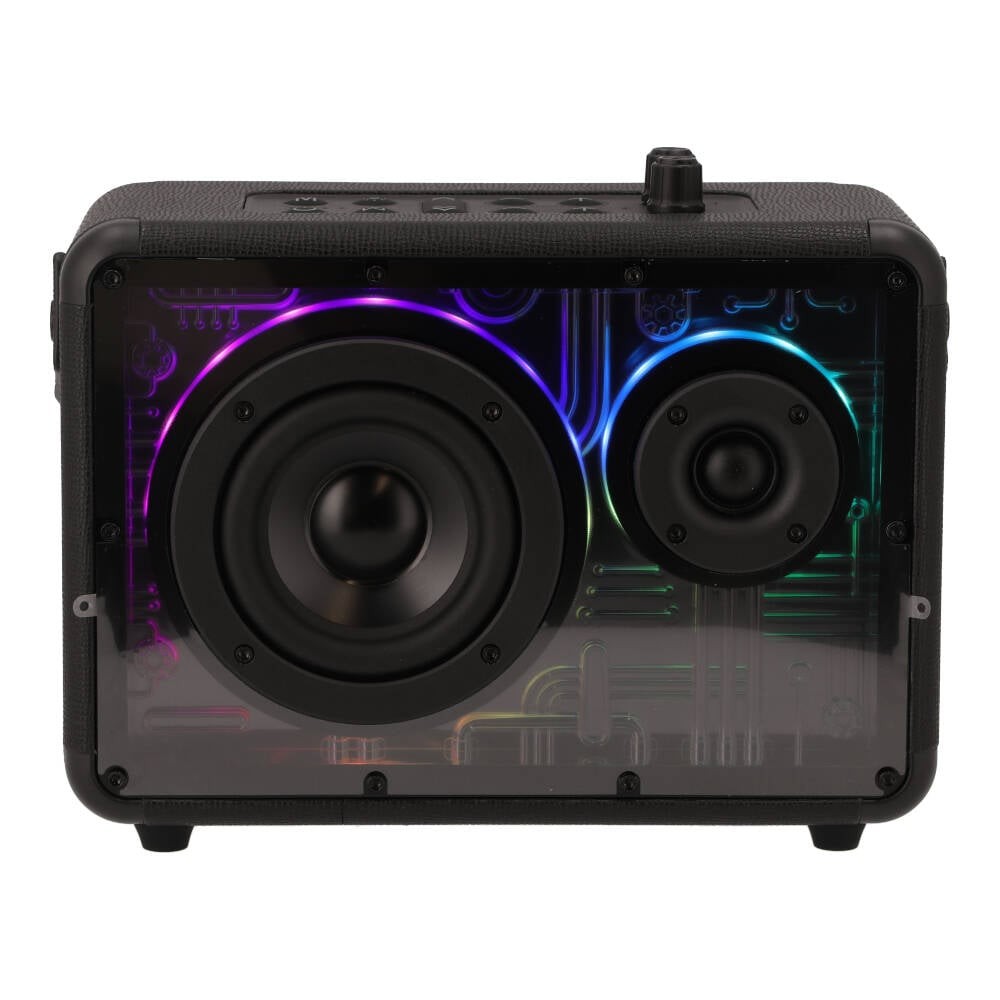 ลำโพง TECHPRO Wireless Speaker RGB Lynx01 Black