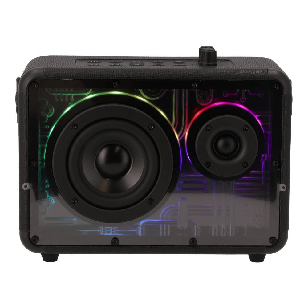 ลำโพง TECHPRO Wireless Speaker RGB Lynx01 Black