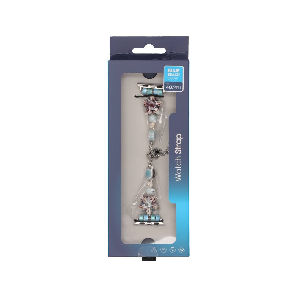 Blue Box สาย Apple Watch Strap Series 6,7,8,9,SE1,SE2 (40/41mm) Blue Beach