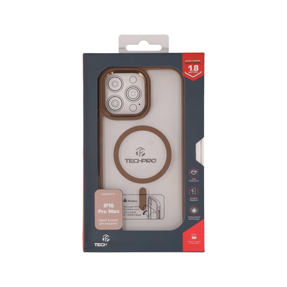 เคส TECHPRO iPhone 16 Pro Max (6.9) Desert Color Frame with Magsafe