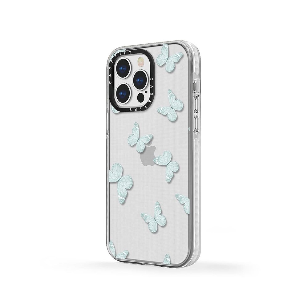 CASETiFY เคส iPhone 13 Pro Max Impact Glitter Collection Butterflies Butterfly Cinderella