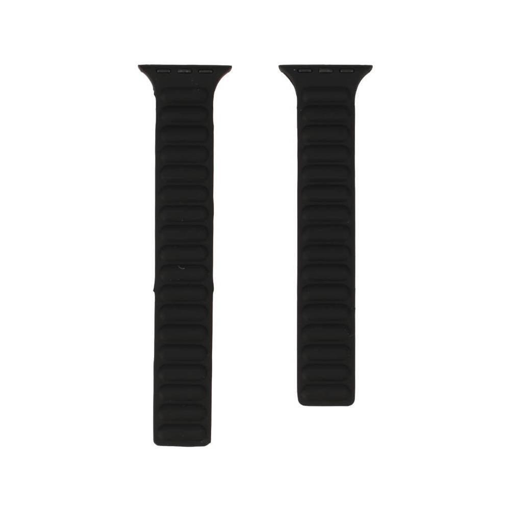 Blue Box สาย Apple Watch Strap Series 6,7,8,9,SE1,SE2 (40/41mm) Leather Link Black