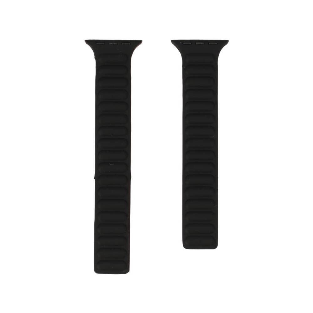 Blue Box สาย Apple Watch Strap Series 6,7,8,9,SE1,SE2 (40/41mm) Leather Link Black