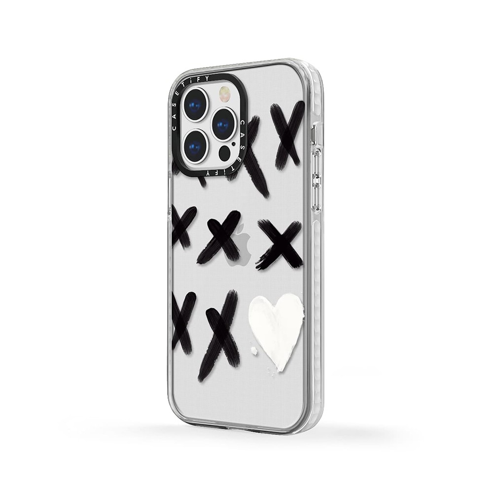 CASETiFY เคส iPhone 13 Pro Max Impact Glitter Collection Xo Kisses