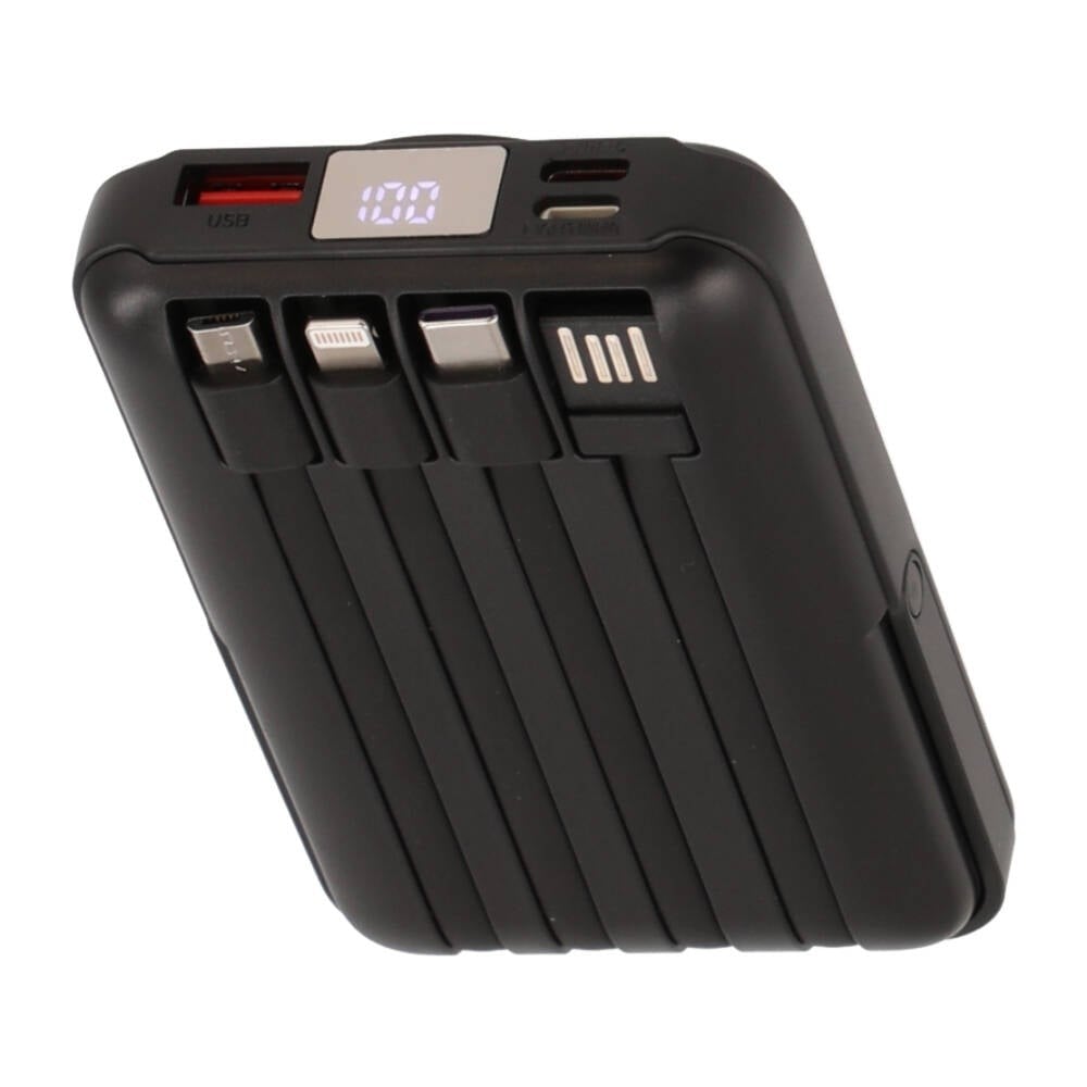 พาวเวอร์แบงค์ TECHPRO 10,000 mAh Built-in Cable Magnetic Charger GC1009