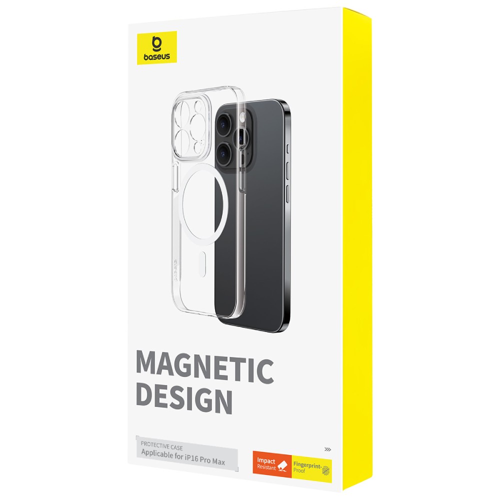 เคส Baseus iPhone 16 Pro Max Magnetic Clear
