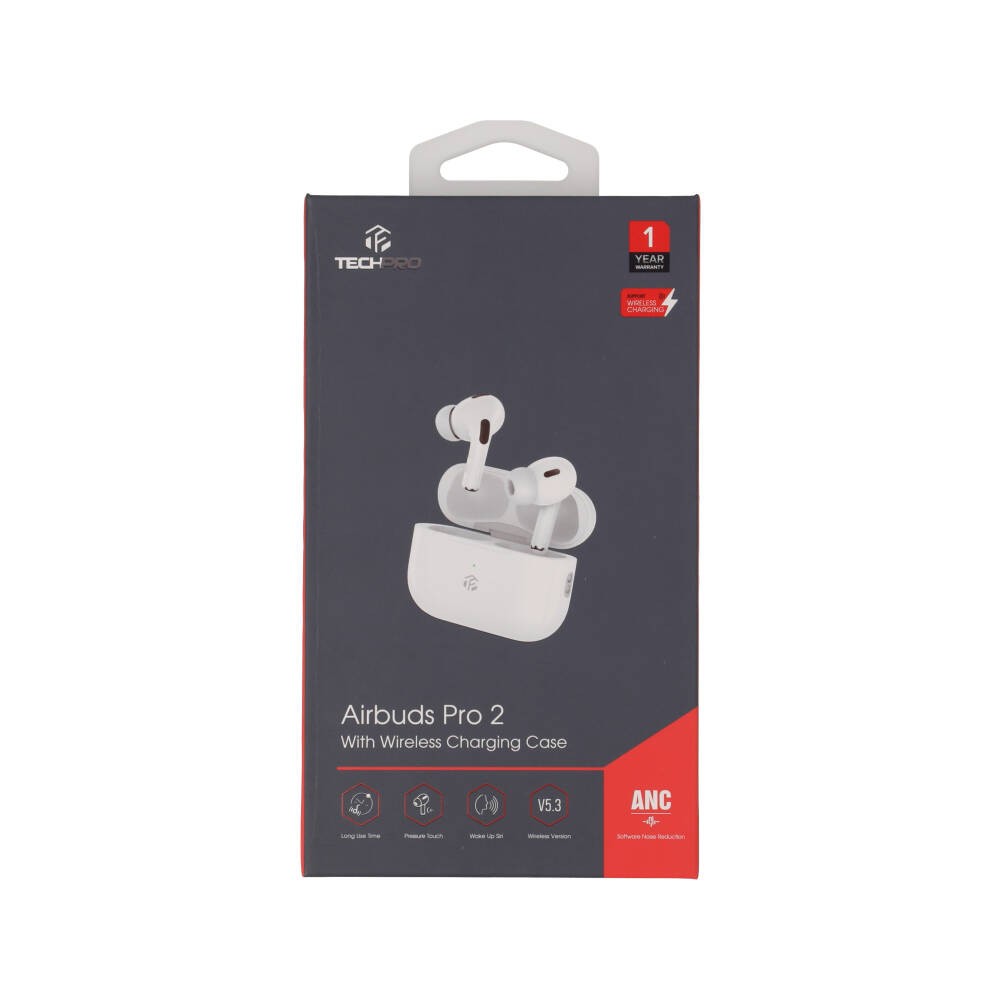 หูฟังไร้สาย TECHPRO Airbud Pro2 Type-C Wireless charging case