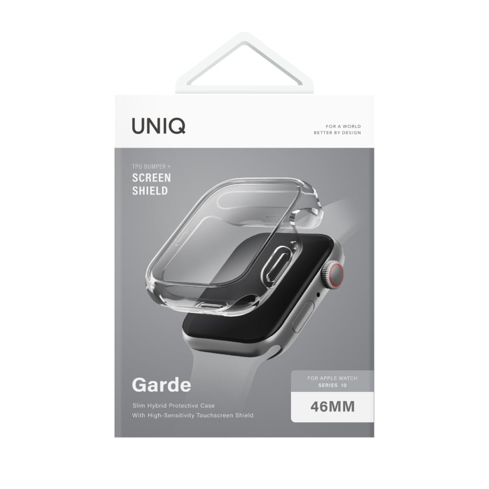 Uniq เคส Apple Watch Series 10 (46mm) Hybrid Screen Protection - Clear