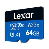 เมมโมรี่การ์ด Lexar MicroSDHC 64GB High Performance BL 633x Global