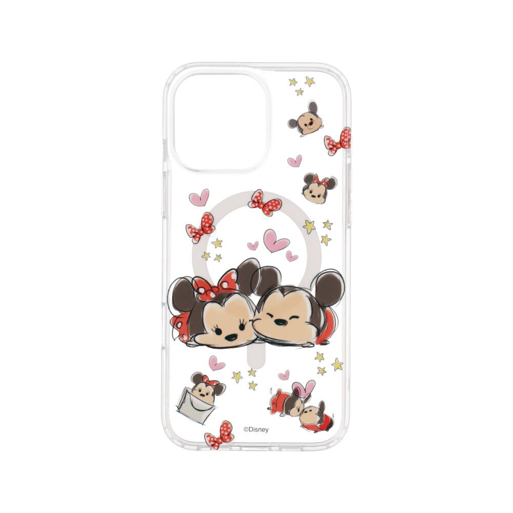 Blue Box x Mickey & Friend เคส iPhone 16 Pro Max Tsum Tsum Mickey&Minnie in love with Magnetic