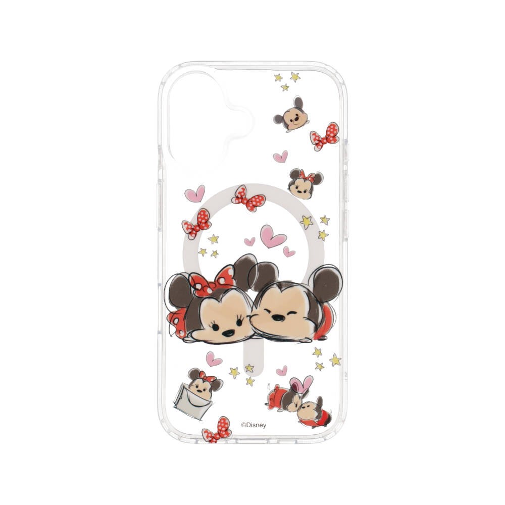 Blue Box x Mickey & Friend เคส iPhone 16 Tsum Tsum Mickey&Minnie in love with Magnetic