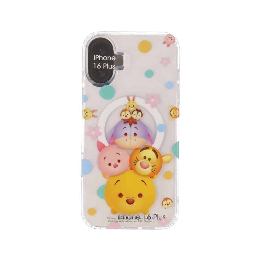 Blue Box x Mickey & Friend เคส iPhone 16 Plus Tsum Tsum Winnie Chip&Dale with Magnetic