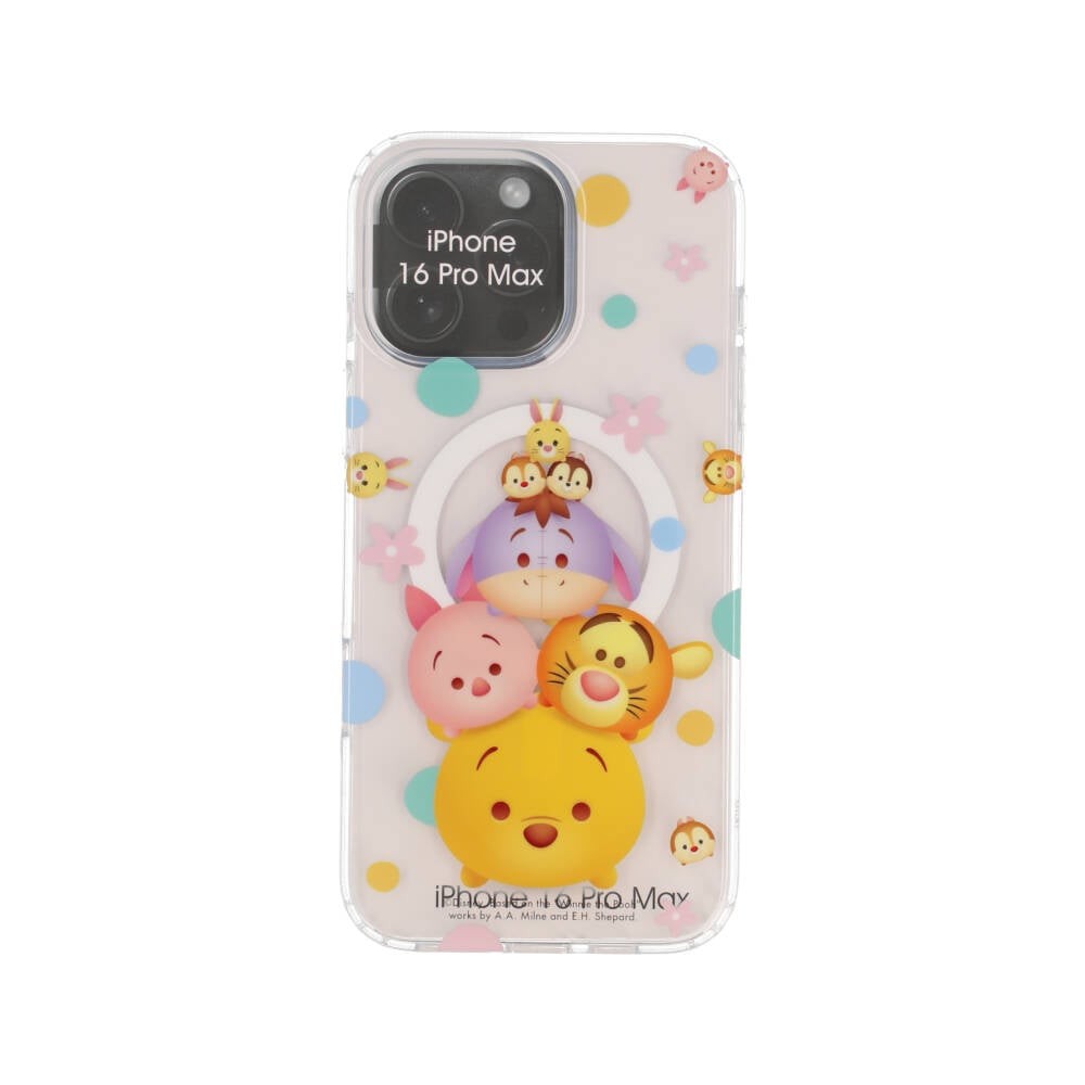 Blue Box x Mickey & Friend เคส iPhone 16 Pro Max Tsum Tsum Winnie Chip&Dale with Magnetic