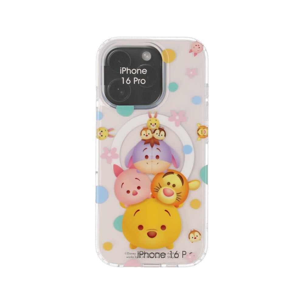 Blue Box x Mickey & Friend เคส iPhone 16 Pro Tsum Tsum Winnie Chip&Dale with Magnetic