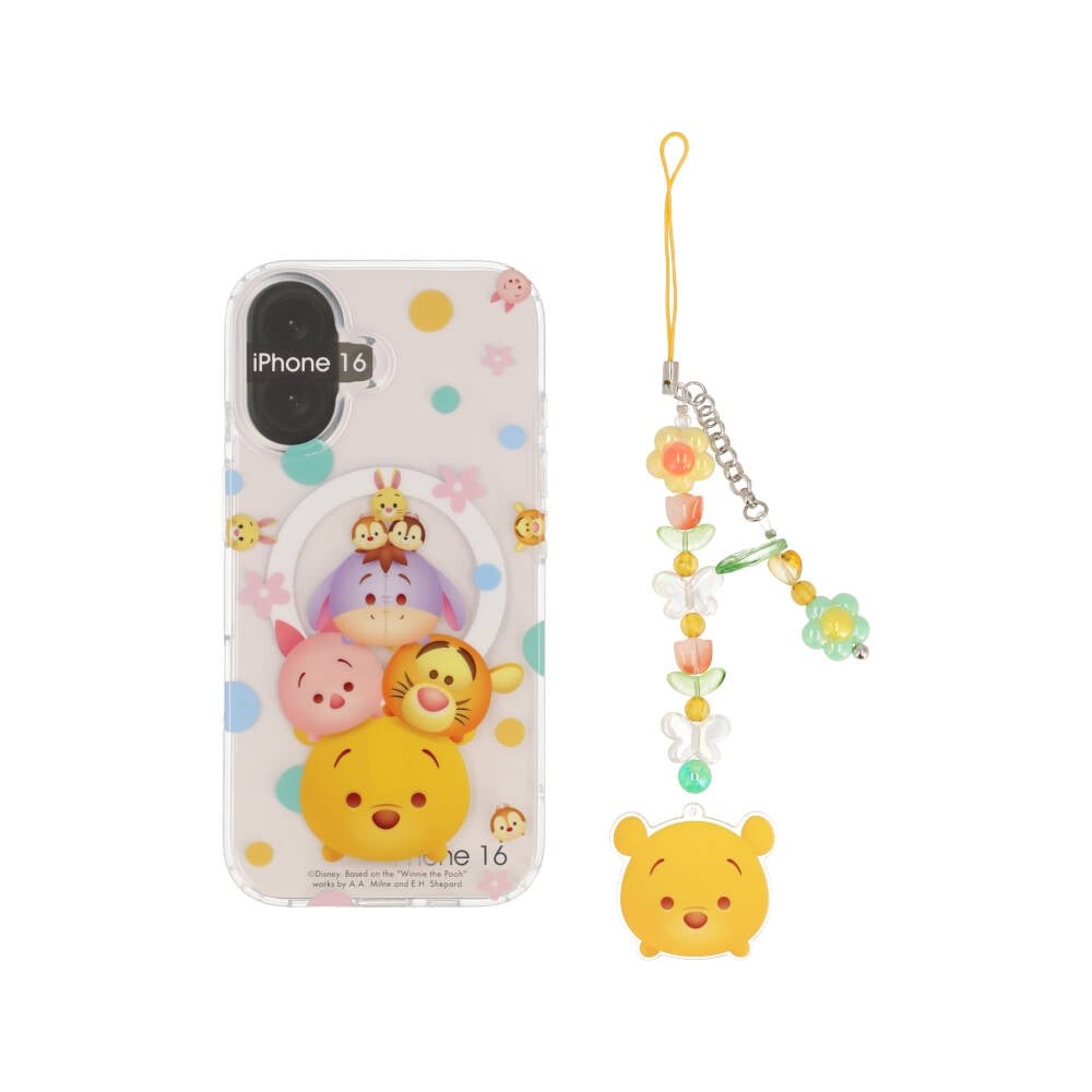 Blue Box x Mickey & Friend เคส iPhone 16 Tsum Tsum Winnie Chip&Dale with Magnetic