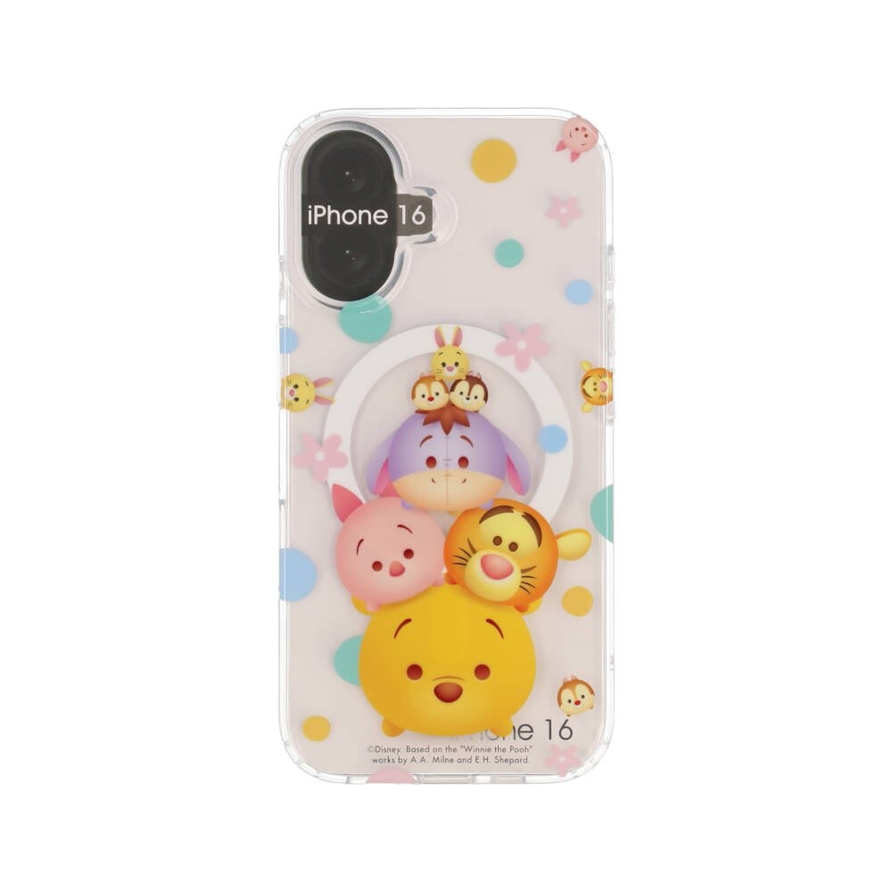 Blue Box x Mickey & Friend เคส iPhone 16 Tsum Tsum Winnie Chip&Dale with Magnetic