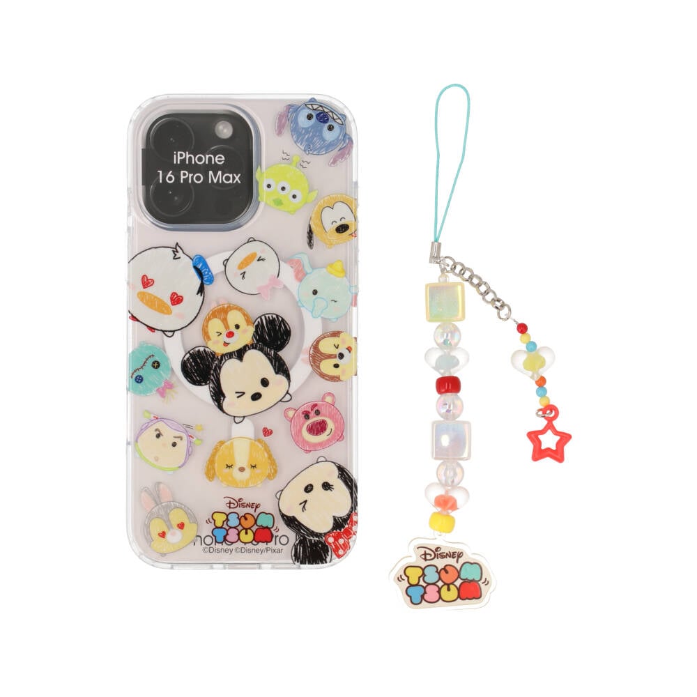 Blue Box x Mickey & Friend เคส iPhone 16 Pro Max Tsum Tsum with Magnetic