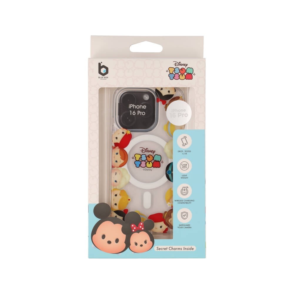 Blue Box x Mickey & Friend เคส iPhone 16 Pro Tsum Tsum Princess With Manetic