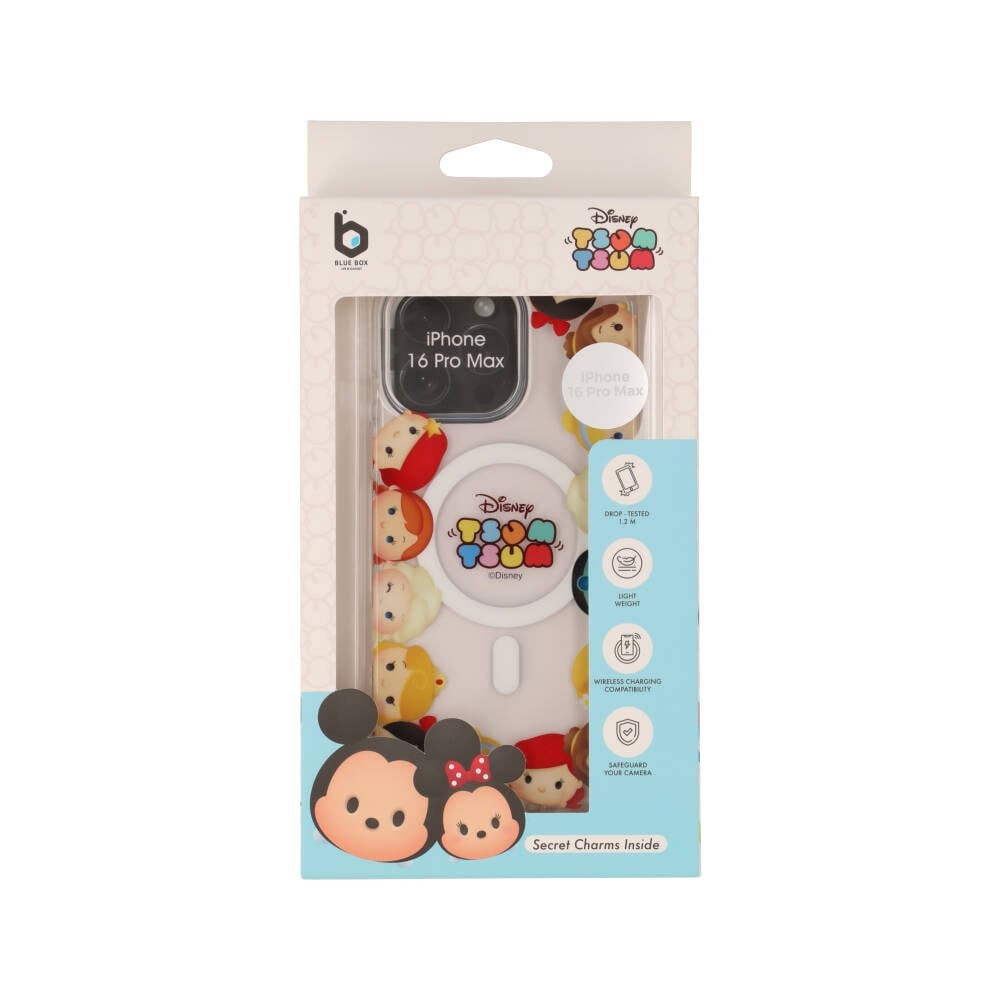 Blue Box x Mickey & Friend เคส iPhone 16 Pro Max Tsum Tsum Princess with Magnetic