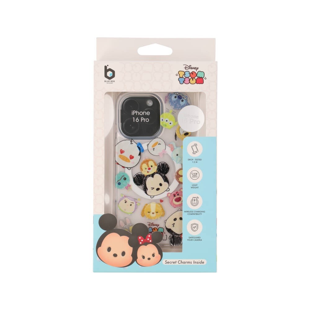 Blue Box x Mickey & Friend เคส iPhone 16 Pro Tsum Tsum with Magnetic