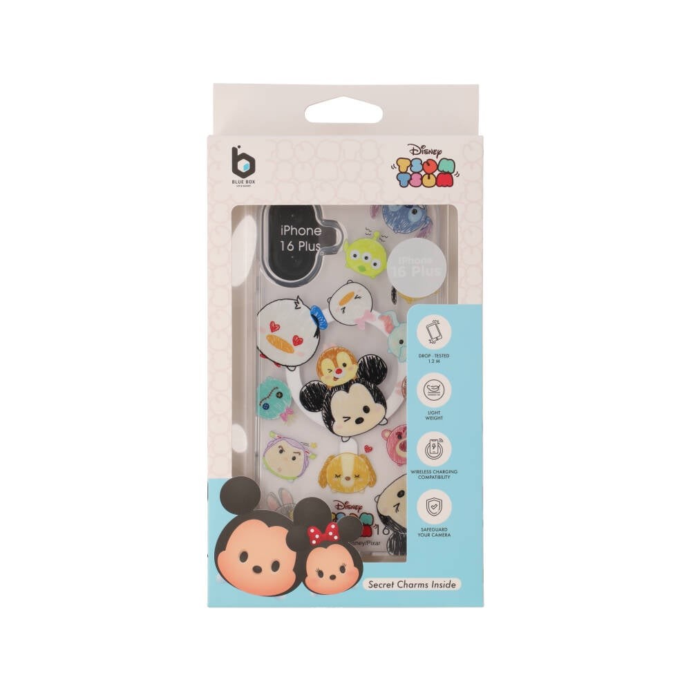 Blue Box x Mickey & Friend เคส iPhone 16 Plus Tsum Tsum with Magnetic