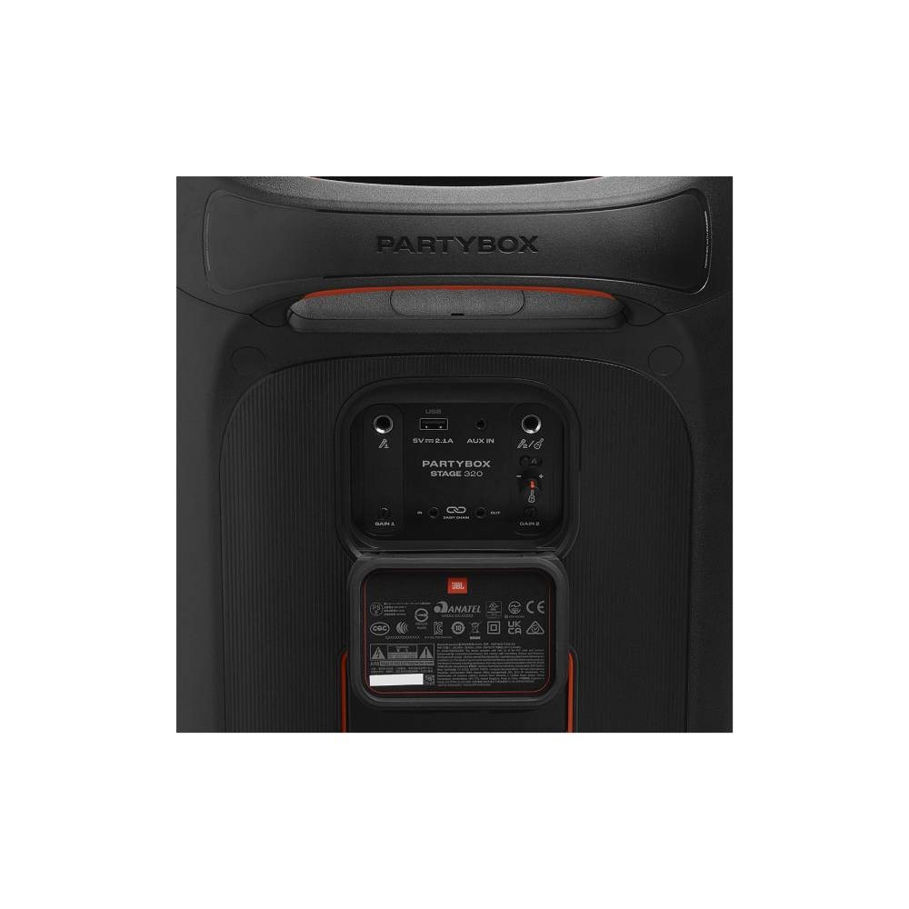 ลำโพงบลูทูธ JBL Party Box Stage 320 AI Sound Black