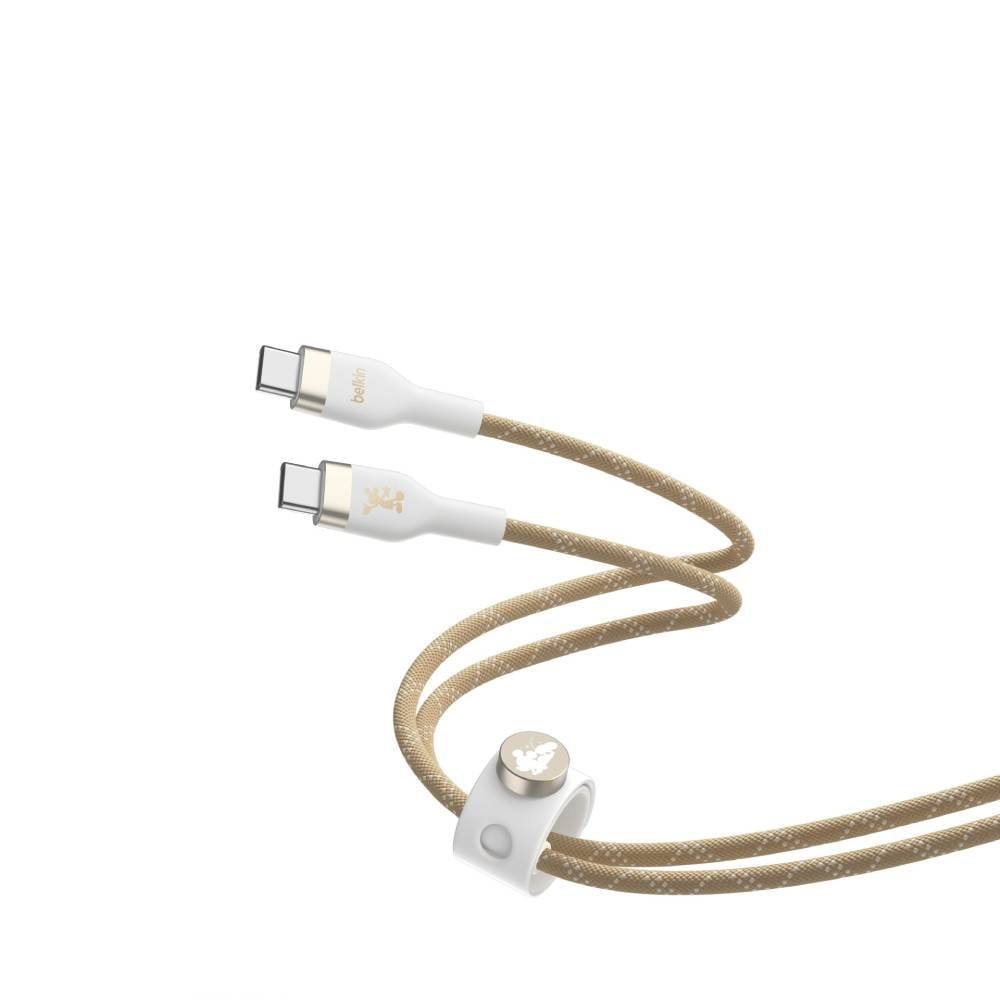 สายชาร์จ Belkin USB-C to USB-C Cable 60W 2M. White - Mickey Mouse