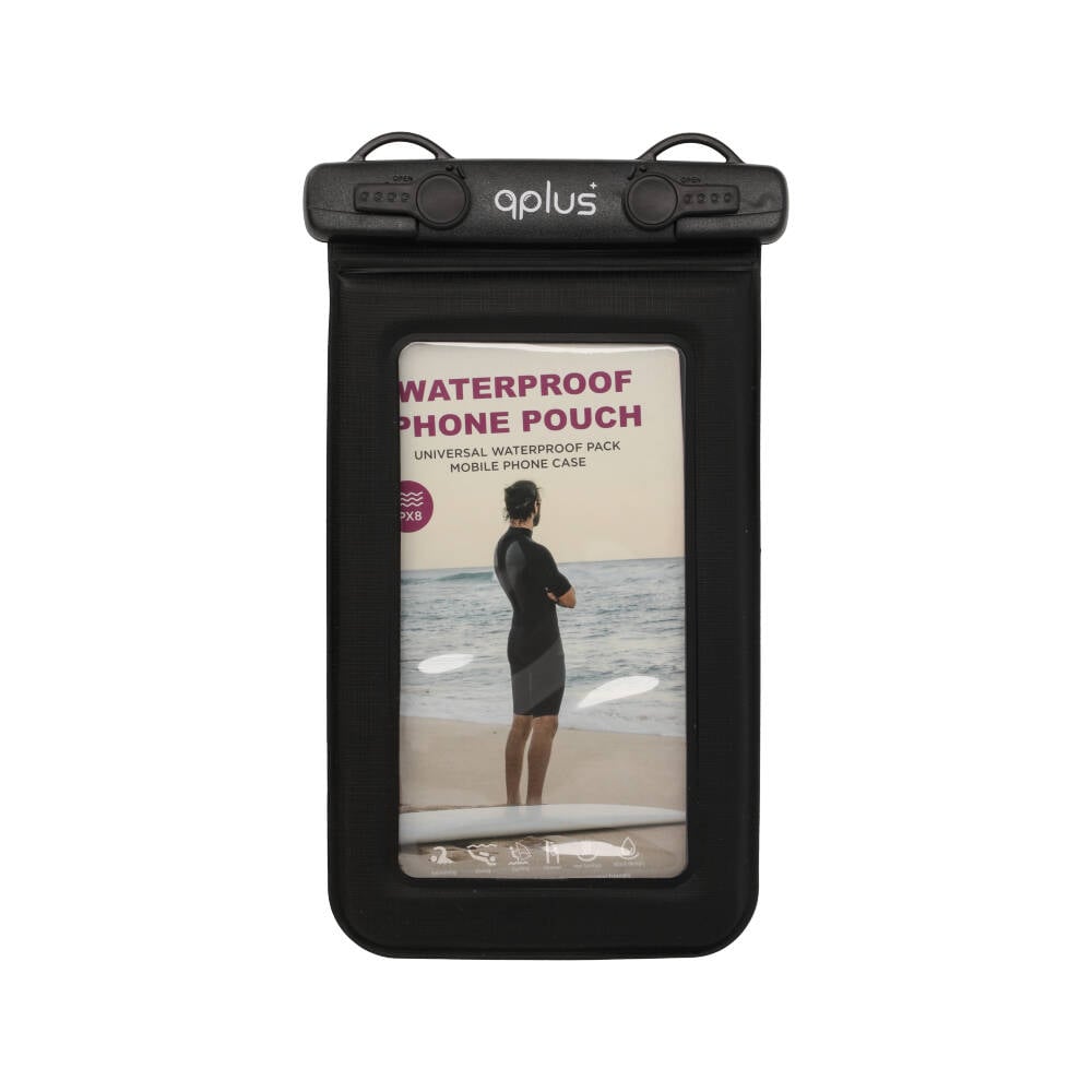 ซองกันน้ำ QPLUS Waterproof Phone Pouch Black