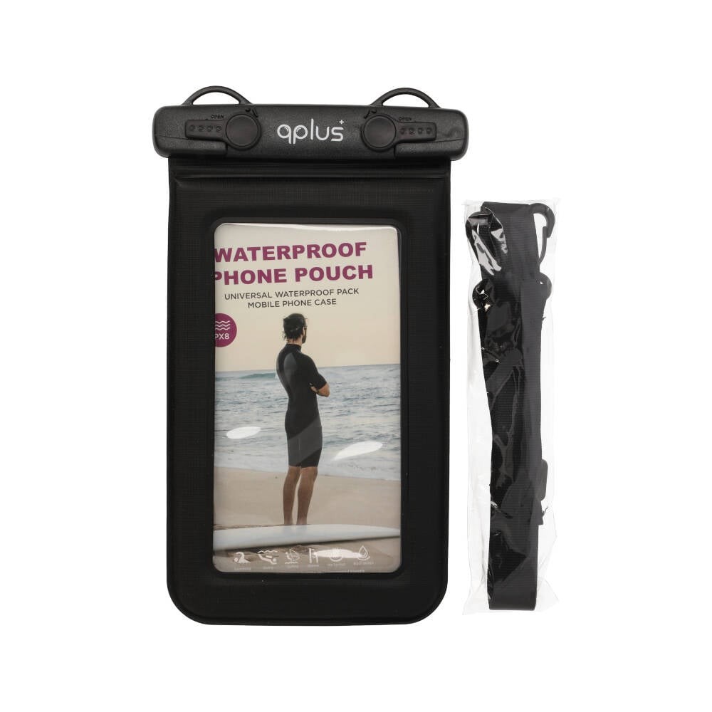 ซองกันน้ำ QPLUS Waterproof Phone Pouch Black