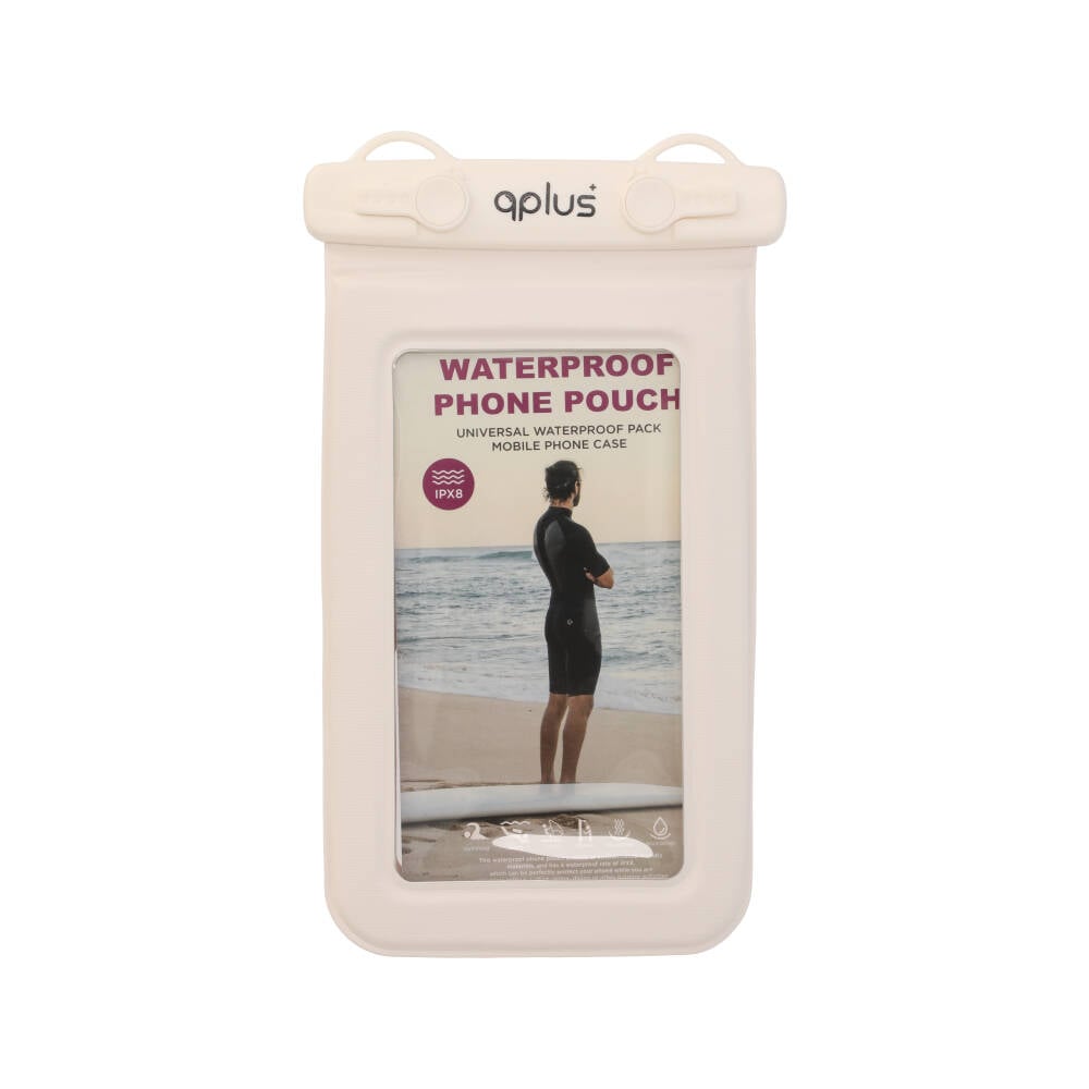 ซองกันน้ำ QPLUS Waterproof Phone Pouch White