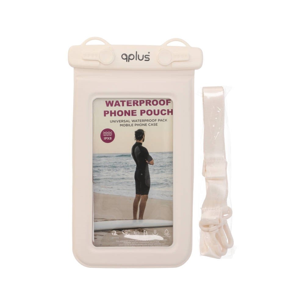 ซองกันน้ำ QPLUS Waterproof Phone Pouch White