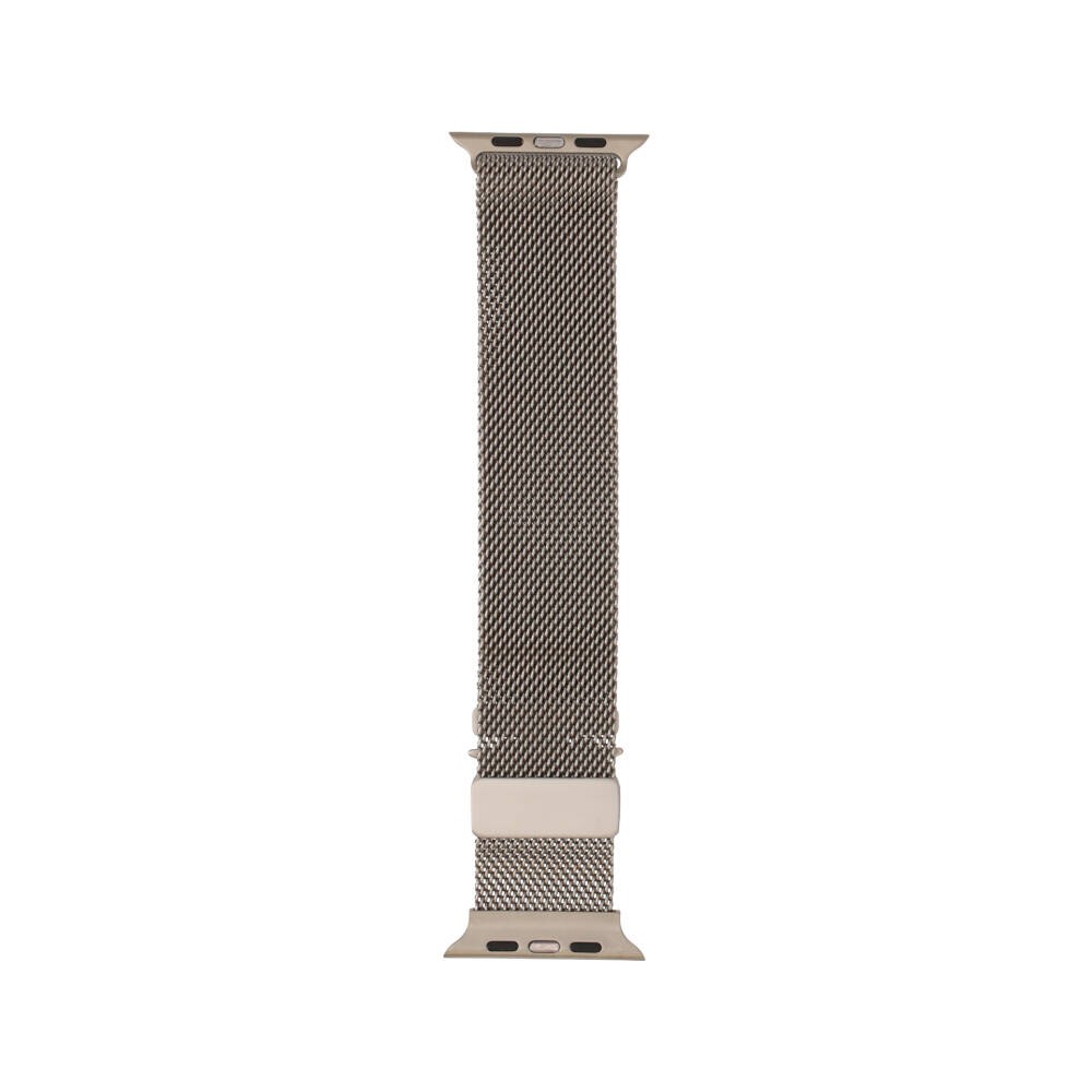 Blue Box สาย Apple Watch Strap Series 6,7,8,9,10,11,SE1,SE2,Ultra (44/45/46/49mm) New Metal Tile Silver