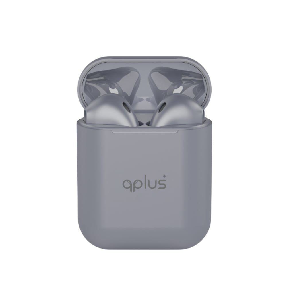 หูฟังไร้สาย QPLUS BT12 V5.3 Grey