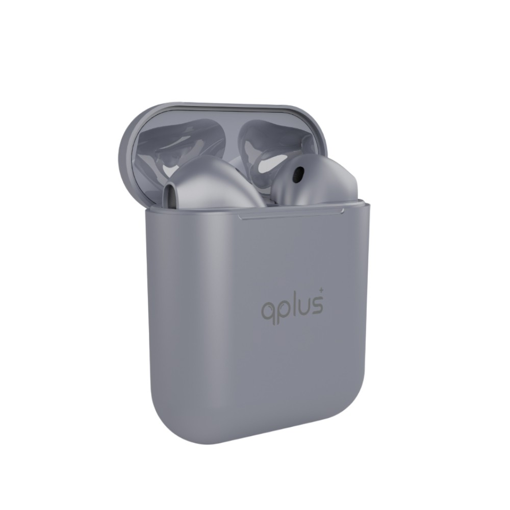 หูฟังไร้สาย QPLUS BT12 V5.3 Grey