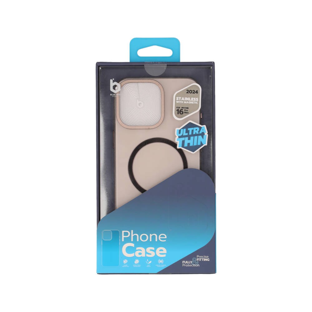 เคส Blue Box iPhone 16 Pro Max Stainless Magsafe Gold