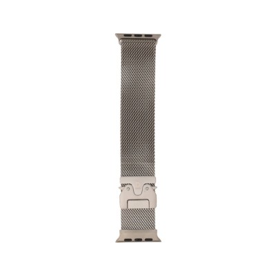 Blue Box สาย Apple Watch Strap Series 6,7,8,9,10,SE1,SE2 (39/40/41/42mm) New Metal Tile Silver