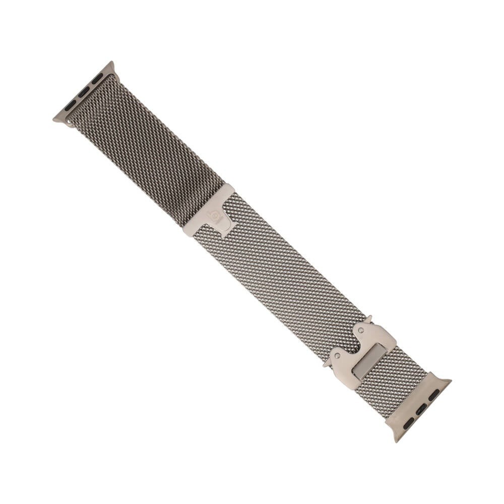 Blue Box สาย Apple Watch Strap Series 6,7,8,9,10,SE1,SE2 (39/40/41/42mm) New Metal Tile Silver