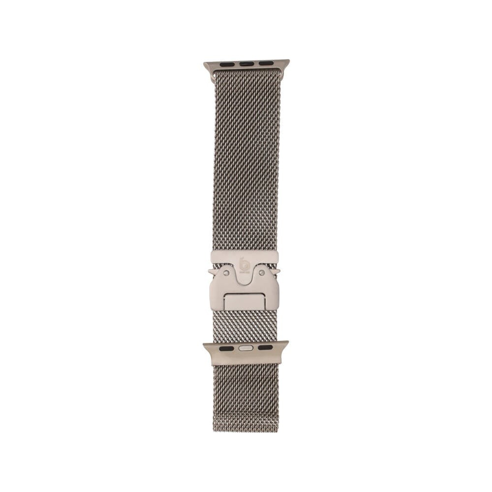 Blue Box สาย Apple Watch Strap Series 6,7,8,9,10,SE1,SE2 (39/40/41/42mm) New Metal Tile Silver