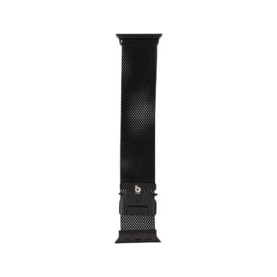 Blue Box สาย Apple Watch Strap Series 6,7,8,9,10,SE1,SE2 (39/40/41/42mm) New Metal Tile Black