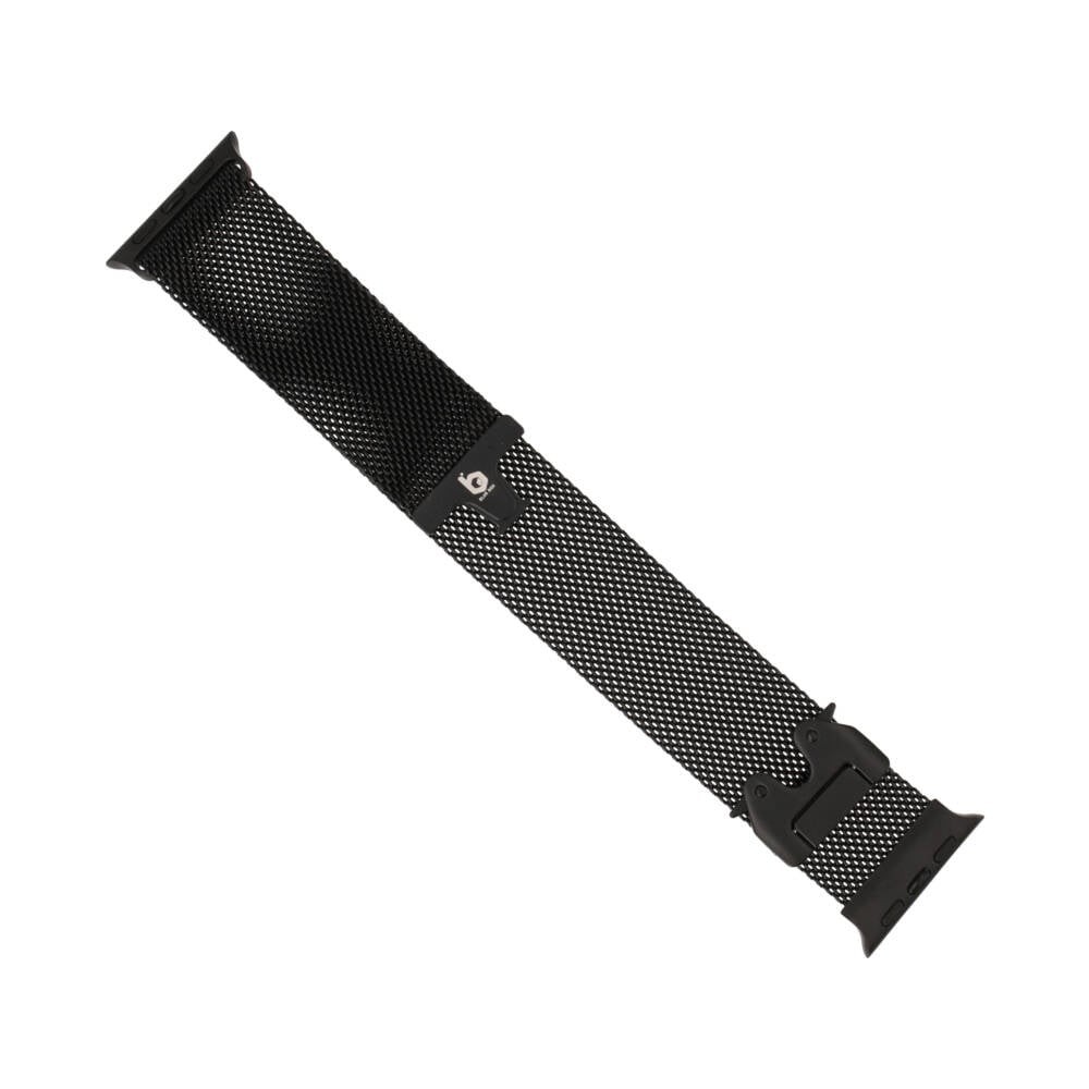 Blue Box สาย Apple Watch Strap Series 6,7,8,9,10,SE1,SE2 (39/40/41/42mm) New Metal Tile Black