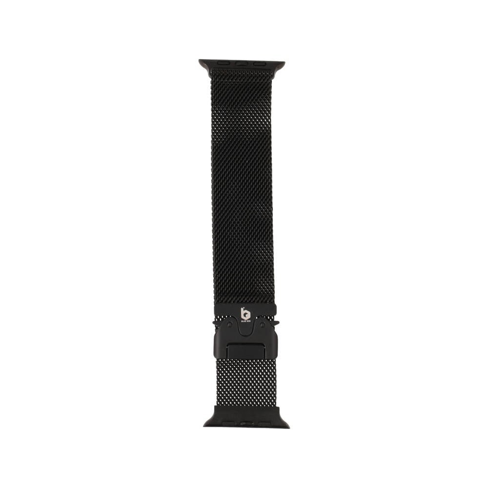 Blue Box สาย Apple Watch Strap Series 6,7,8,9,10,11,SE1,SE2,Ultra (44/45/46/49mm) New Metal Tile Black