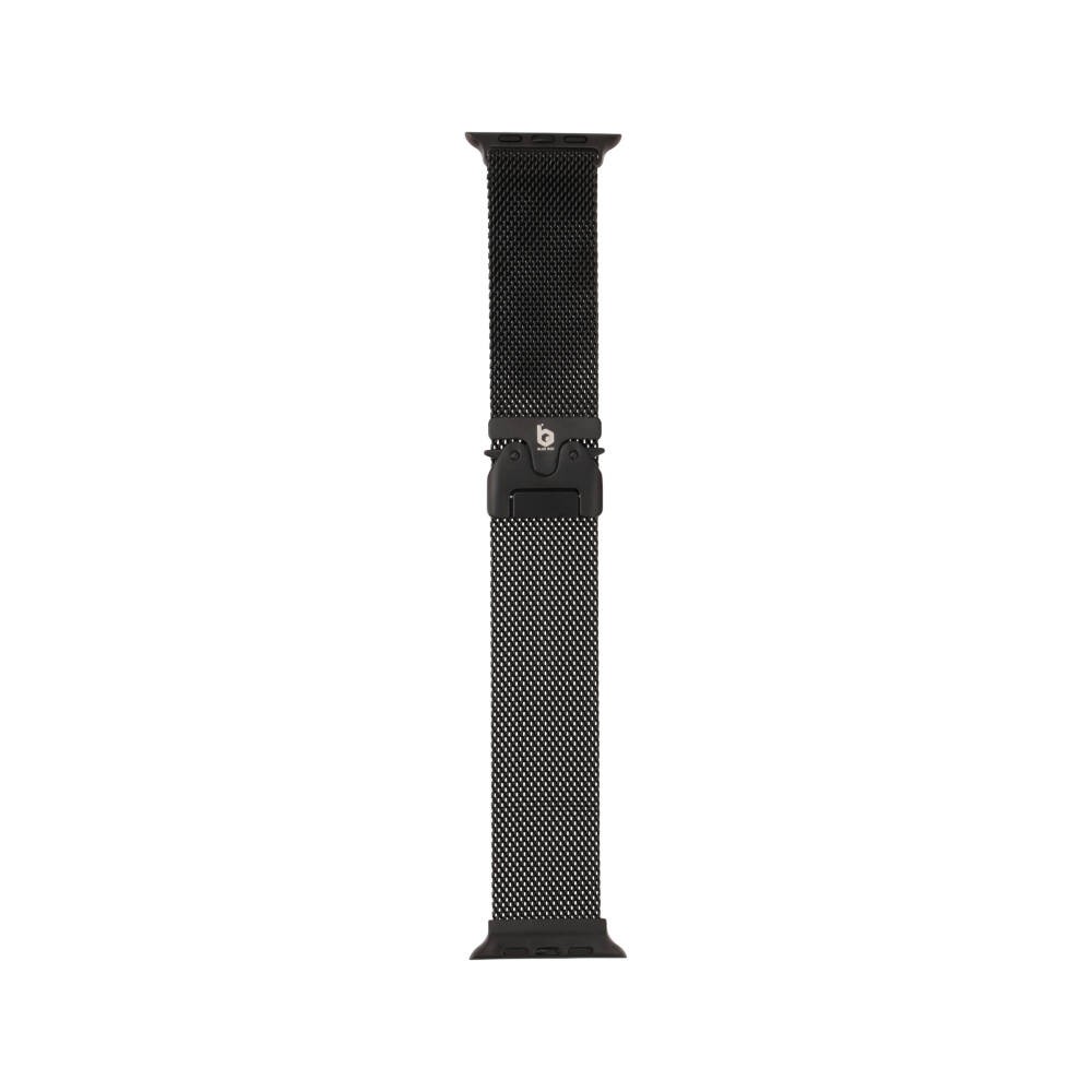 Blue Box สาย Apple Watch Strap Series 6,7,8,9,10,11,SE1,SE2,Ultra (44/45/46/49mm) New Metal Tile Black