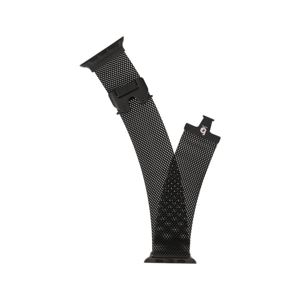 Blue Box สาย Apple Watch Strap Series 6,7,8,9,10,11,SE1,SE2,Ultra (44/45/46/49mm) New Metal Tile Black