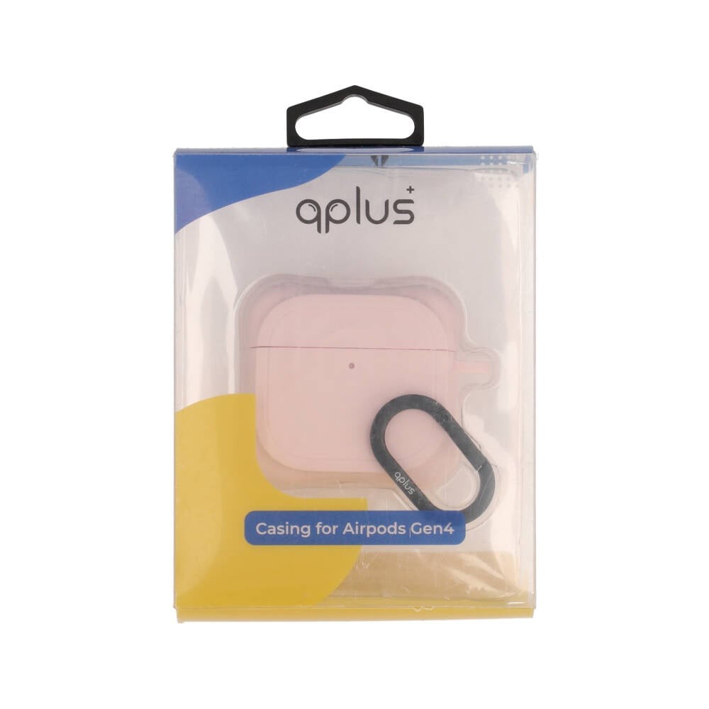 เคส QPLUS AirPods Gen 4 Liquid Silicone Pink