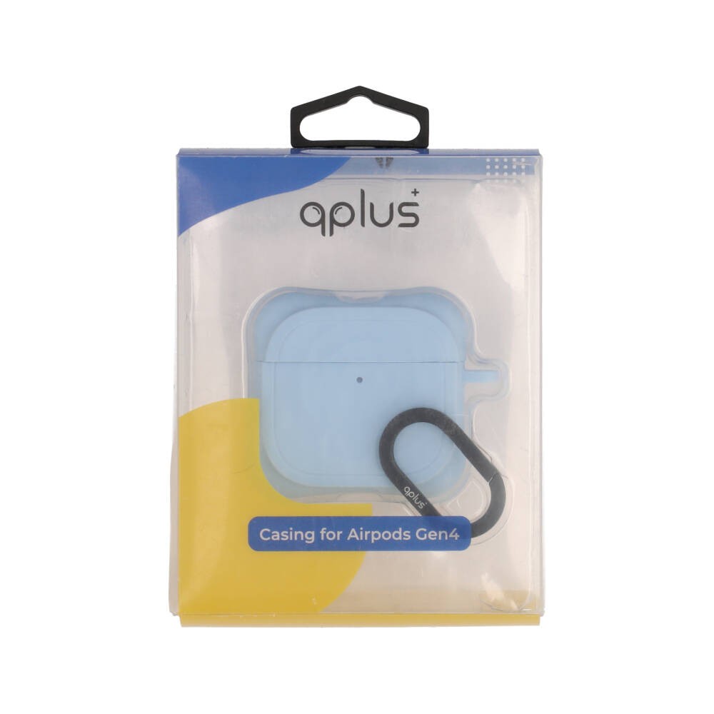เคส QPLUS AirPods 4 Liquid Silicone Blue