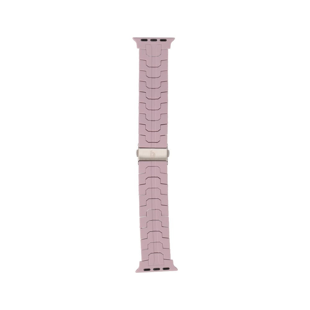 Blue Box สาย Apple Watch Strap Series 6,7,8,9,10,11,SE1,SE2 (39/40/41/42mm) mm Webbing Rubber Lavender