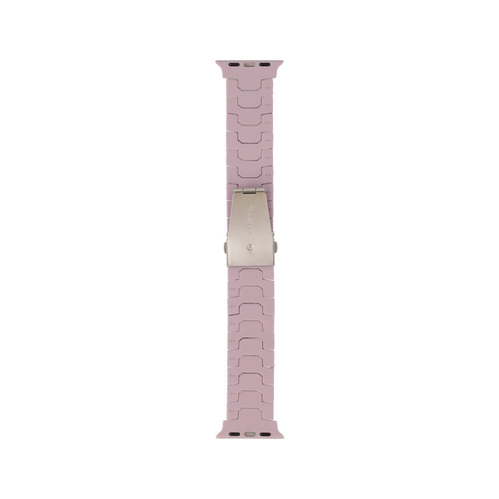 Blue Box สาย Apple Watch Strap Series 6,7,8,9,10,11,SE1,SE2 (39/40/41/42mm) mm Webbing Rubber Lavender