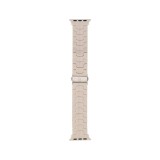 Blue Box สาย Apple Watch Strap Series 6,7,8,9,10,SE1,SE2 (39/40/41/42mm) Webbing Rubber Cream